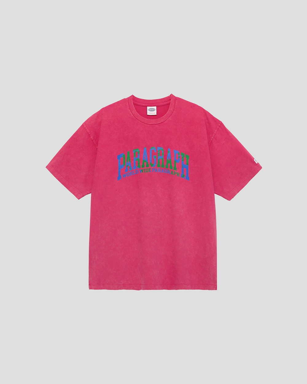 [PARAGRAPH]★25SS★韓国大人気★PARAGRAPH ARCH LOGO T SHIRT EARTH ARCH LOGO T SHIRT-PINK - paragraph