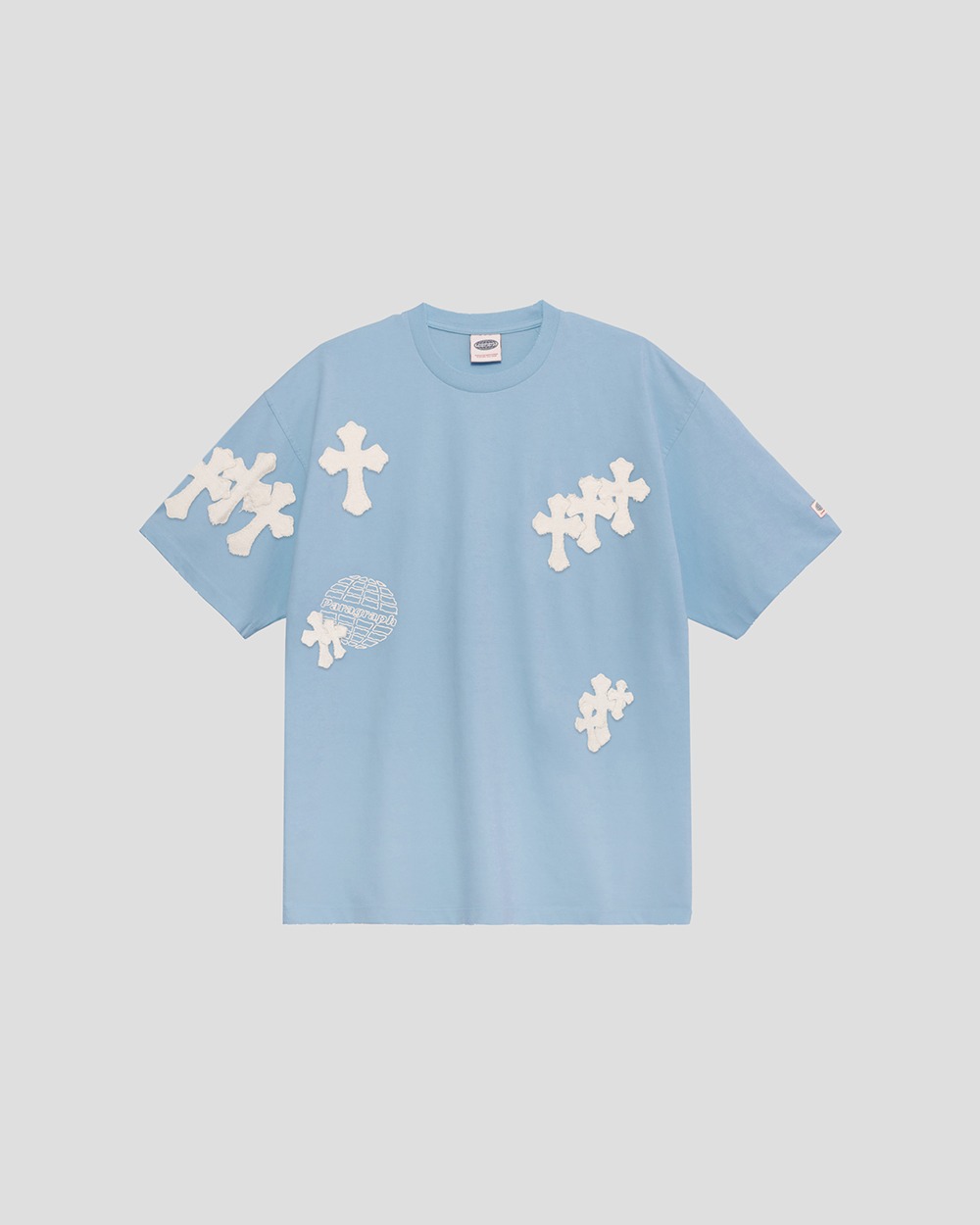[PARAGRAPH] CROSS LOGO SHORT T-SHIRT/追跡付 Chrome Hearts Multi Color Cross Logo Short Sleeve T-shirt