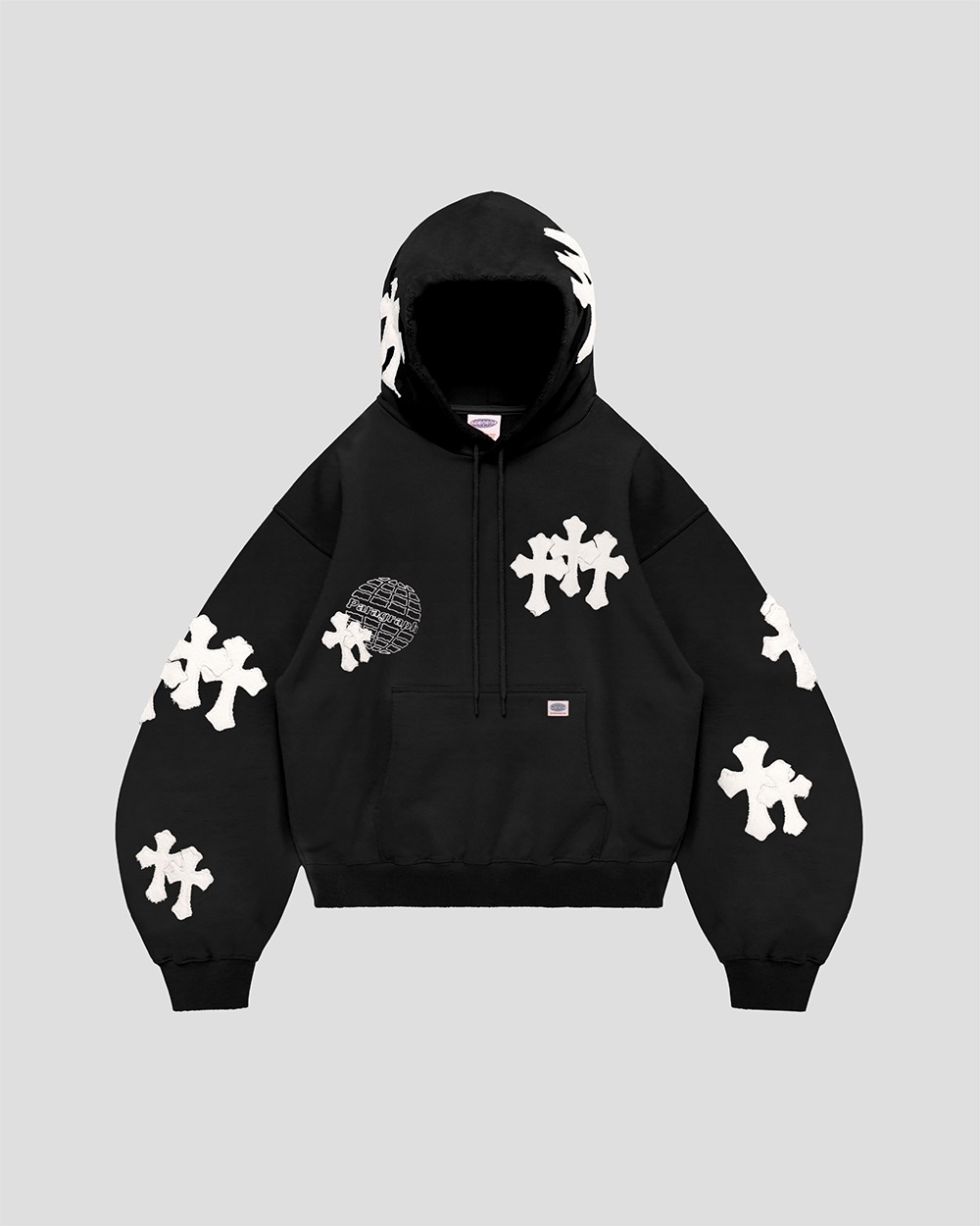 【Paragraph】25SS★ No.24 PARAGRAPH CROSS HOODIE PARAGRAPH CROSS HOODIE-ORANGE - paragraph