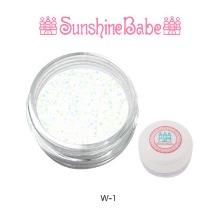 Sunshine Babe 글리터 파우더 4g W-1 스노우 화이트