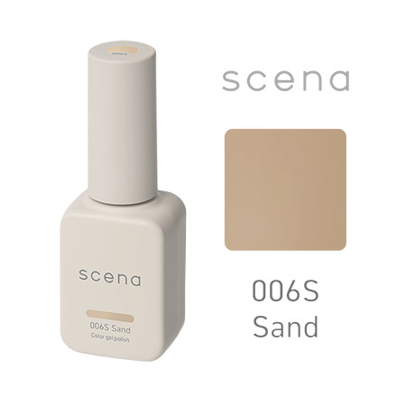 scena(시이나) 컬러젤 폴리쉬 Sand S-006S