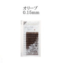 【Miss eye d&#039;or】 미스 아이돌 디자인 칼라 래쉬 올리브 0.15mm