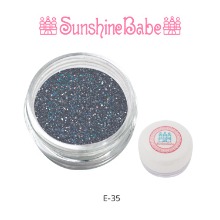 Sunshine Babe 글리터 파우더 2g E-35 포그 블루