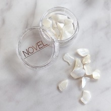 NOVEL Dlepp shells natural white M