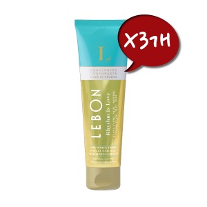 [LEBON 프랑스] 르봉 치약 (유자&amp;민트맛) 75ml X3