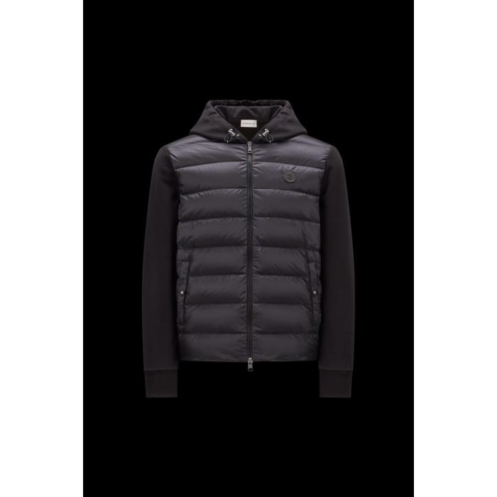 몽클레어 남성 스웨터 MONCLER 퀼트 플리스 소재의 집업 스웨트셔츠 I20918G00035809KZ999