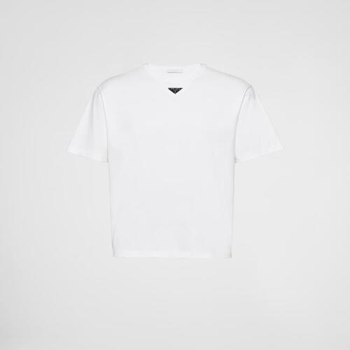 프라다 남성 티셔츠 PRADA 코튼 티셔츠 UJN861_240_F0009_S_232