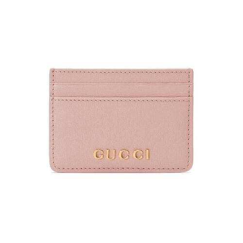 구찌 카드 지갑 GUCCI 문구 카드 홀더 7734280OP0N5909