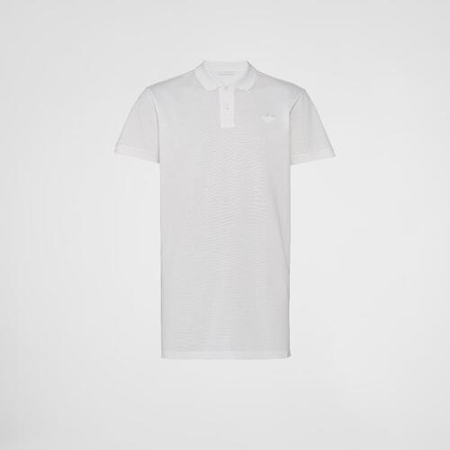 프라다 남성 티셔츠 PRADA 롱 피케 폴로 셔츠 UJN868_XGS_F0009_S_231