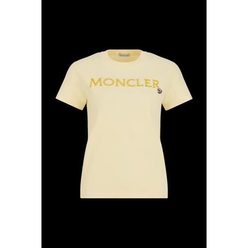 몽클레어 여성 티셔츠 MONCLER 로고 자수 티셔츠 J10938C00006829HP10W