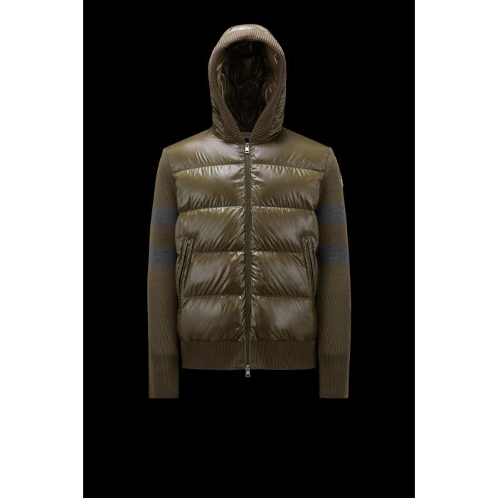 몽클레어 남성 가디건 MONCLER 퀼팅 울 가디건 I20919B00017M1131891