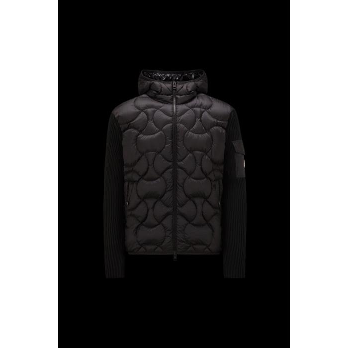 몽클레어 남성 가디건 MONCLER 후드가 달린 퀼팅 가디건 I20919B00025M1124999