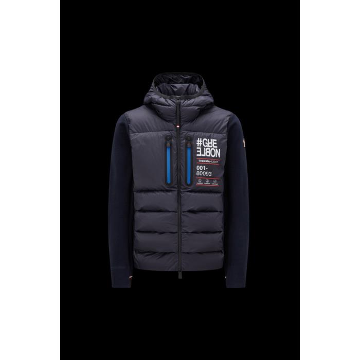 몽클레어 남성 스웨터 MONCLER 퀼팅 플리스 소재의 집업 가디건 I20978G000358009377D