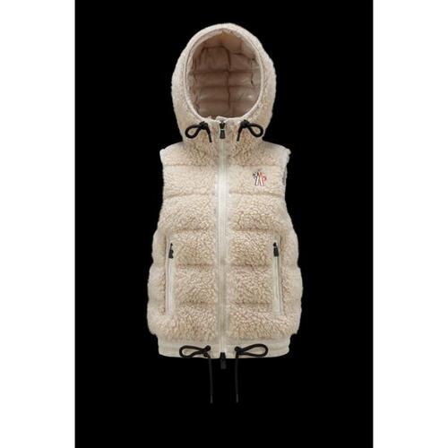 몽클레어 여성 점퍼 MONCLER 민소매 테디 다운 재킷 I20988G00026899A921G