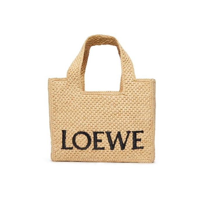 로에베 여성 가방 LOEWE 로고 디테일 스몰 토트백 LOET69K3BEIZZZZZ00