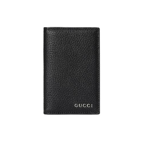 구찌 남성 카드 지갑 GUCCI 로고 디테일의 롱 카드홀더 771159AABXM1000