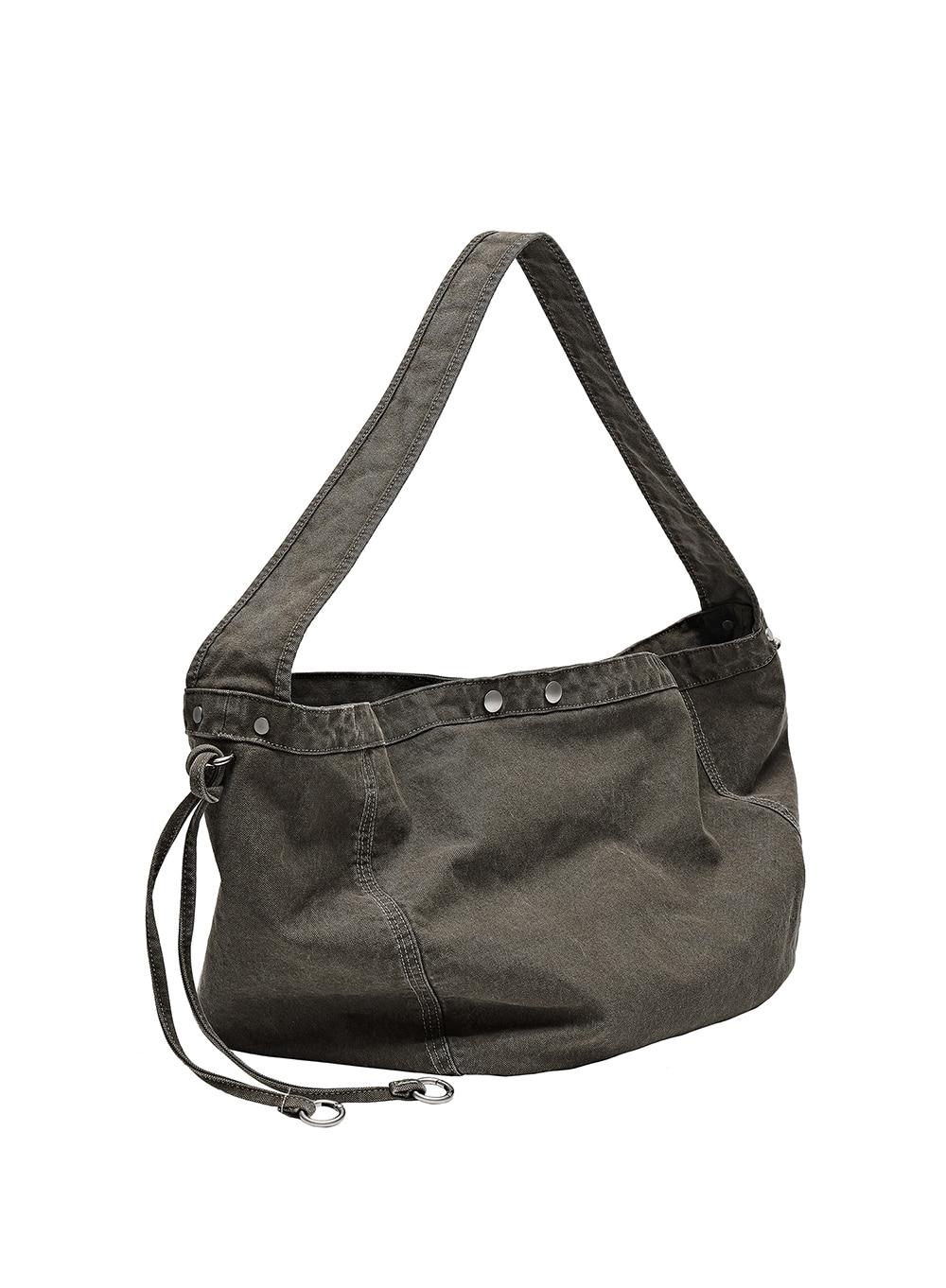 VTG Washed Hobo Bag_Olive Khaki