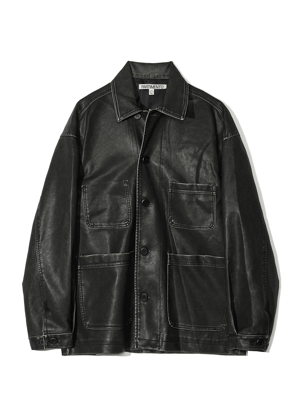 made in FRANCE NESCIO leather jkt czz