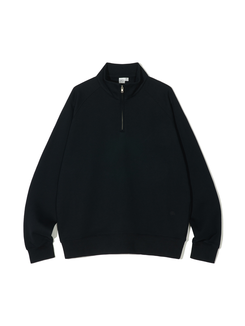 Sweatshirt with circle zipper clearance
