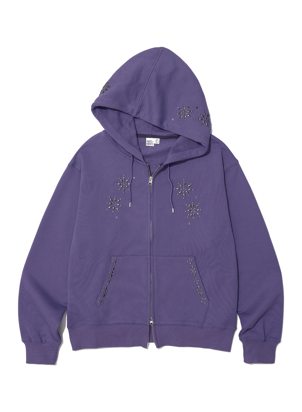 トップス PARTIMENTO WOMEN Gemstone Hoodie Zip-Up MUSINSA | PARTIMENTO WOMEN Western Gemstone Hoodie Zip