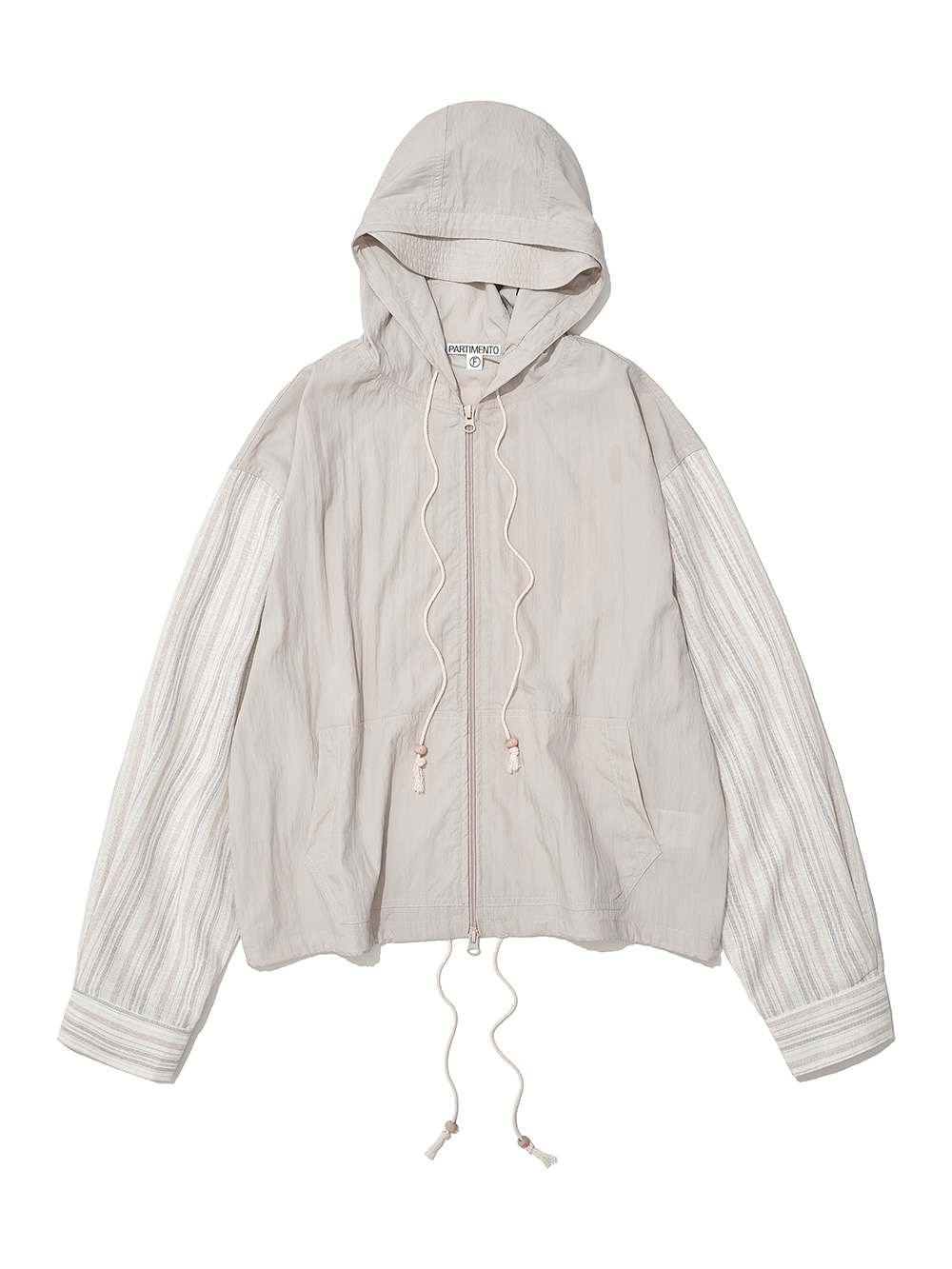 PARTIMENT WOMEN パルティメントウィメン　ファーコート　アイボリー MUSINSA公式 | PARTIMENTO WOMEN Faux Fur Cropped Jacket_Ivory