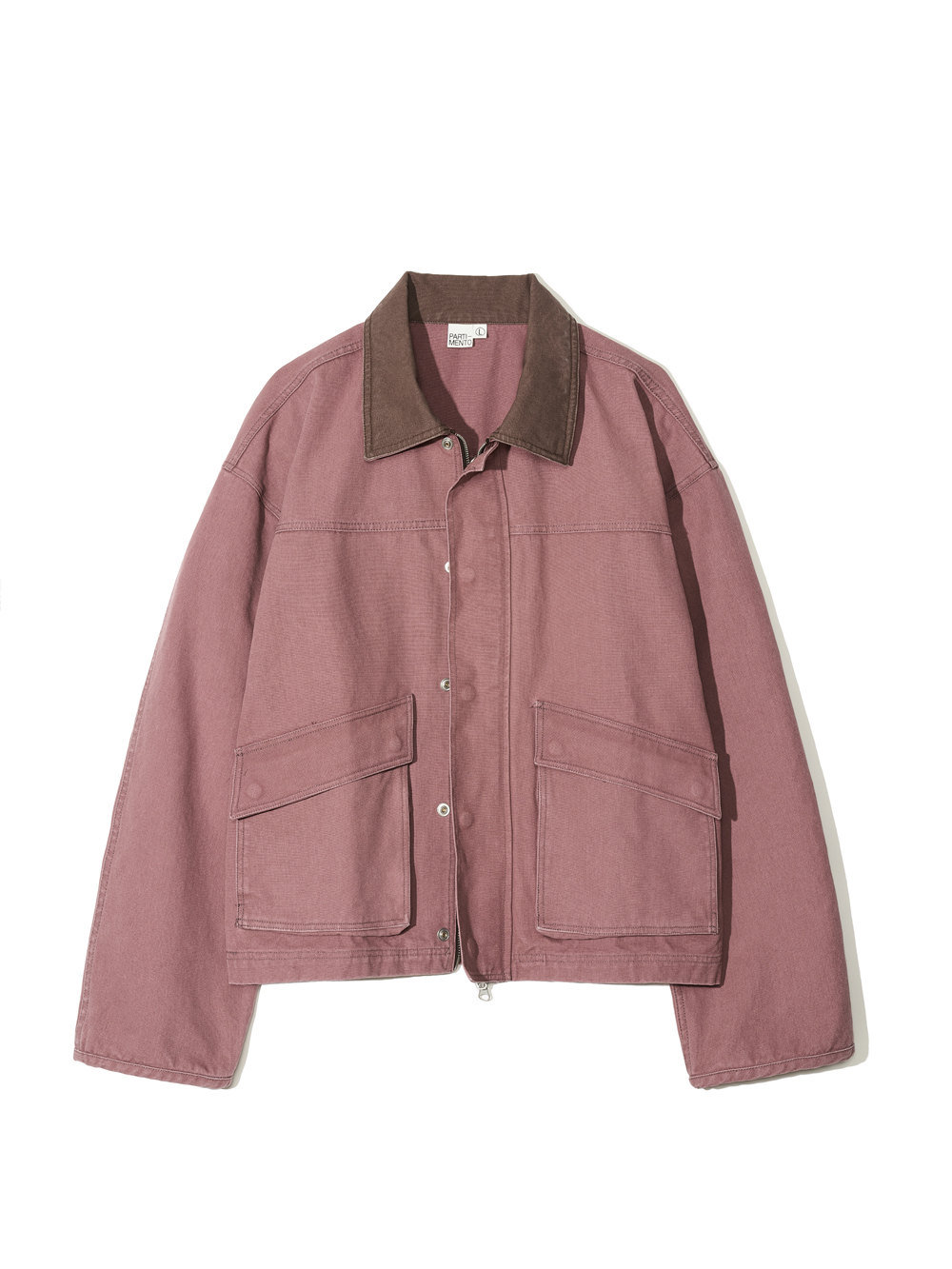 VTG Washed Wide Work Jacket_Pink - 파르티멘토_USD