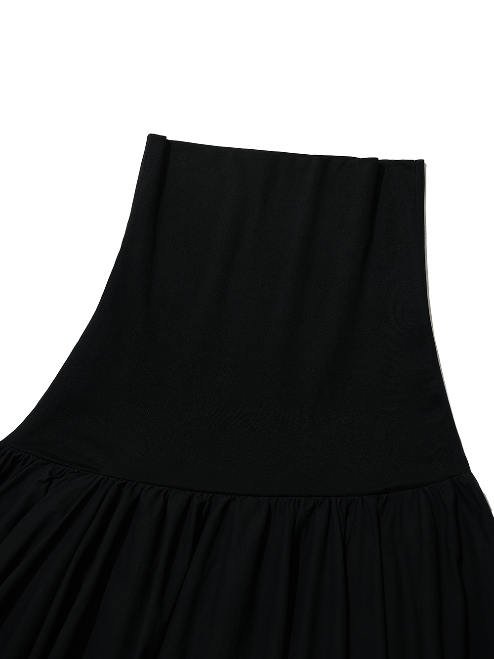 WOMEN] VOLUME FLARE MAXI SKIRT_BLACK - 파르티멘토_USD