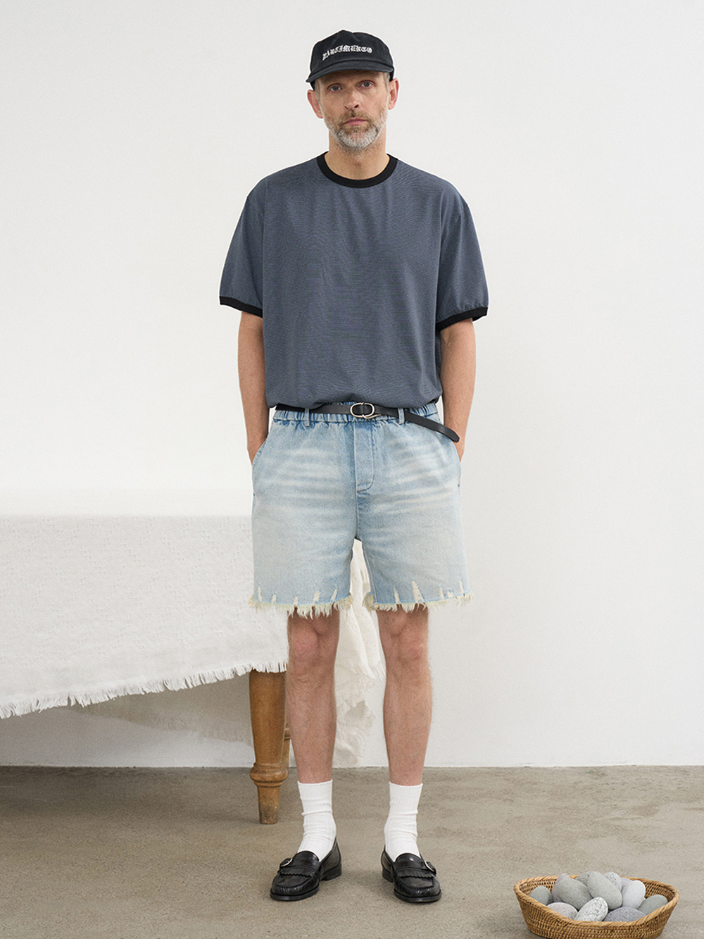 PARTIMENTOのCandy Stripe Ringer Tee 全4色 PARTIMENTOのCandy Stripe Ringer Tee 全4色 PARTIMENTO