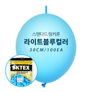 30cm일반꼬리풍선(100입)라이트블루 8809334829736