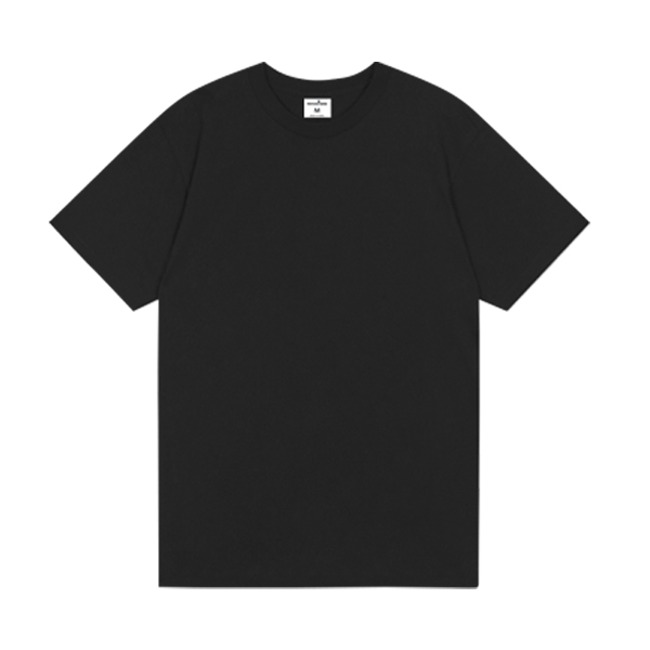 남여공용 오버핏 반팔 티셔츠  MS-100 (블랙)