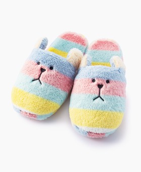 COLORFUL BORDER SLOTH SLIPPER