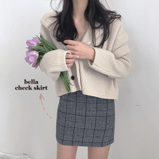 bella check skirt (2color) 울20