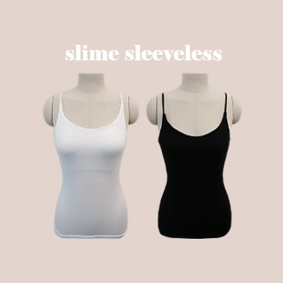 SLIME SLEEVELESS (2COLOR)인생나시 끈길이가 조절되는 인생이너나시탑😮