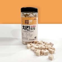 간식애진심 동결건조간식 치킨트릿90g