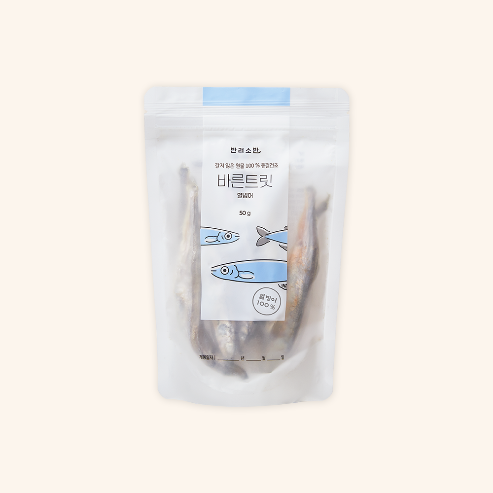 바른트릿 열빙어 3팩 150g (50g x 3)