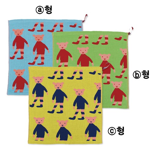 캐릭터 곰돌이 주방타올