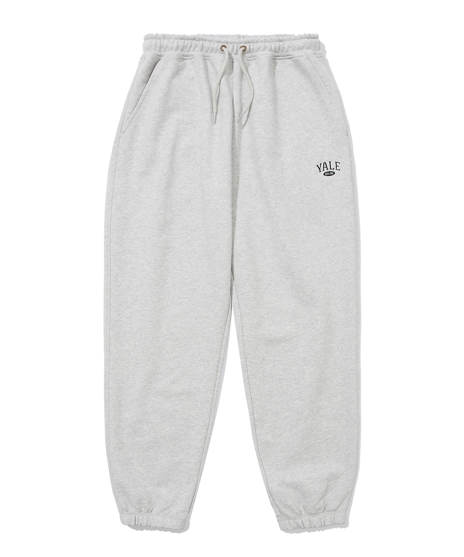 WIDE FIT SMALL 2 TONE ARCH SWEAT PANTS GRAY