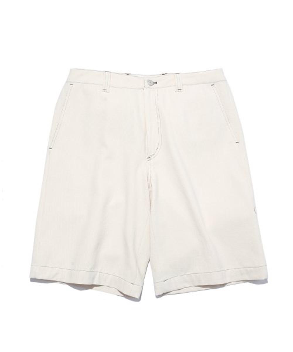 WIDE WORK HALF PANTS CREAM