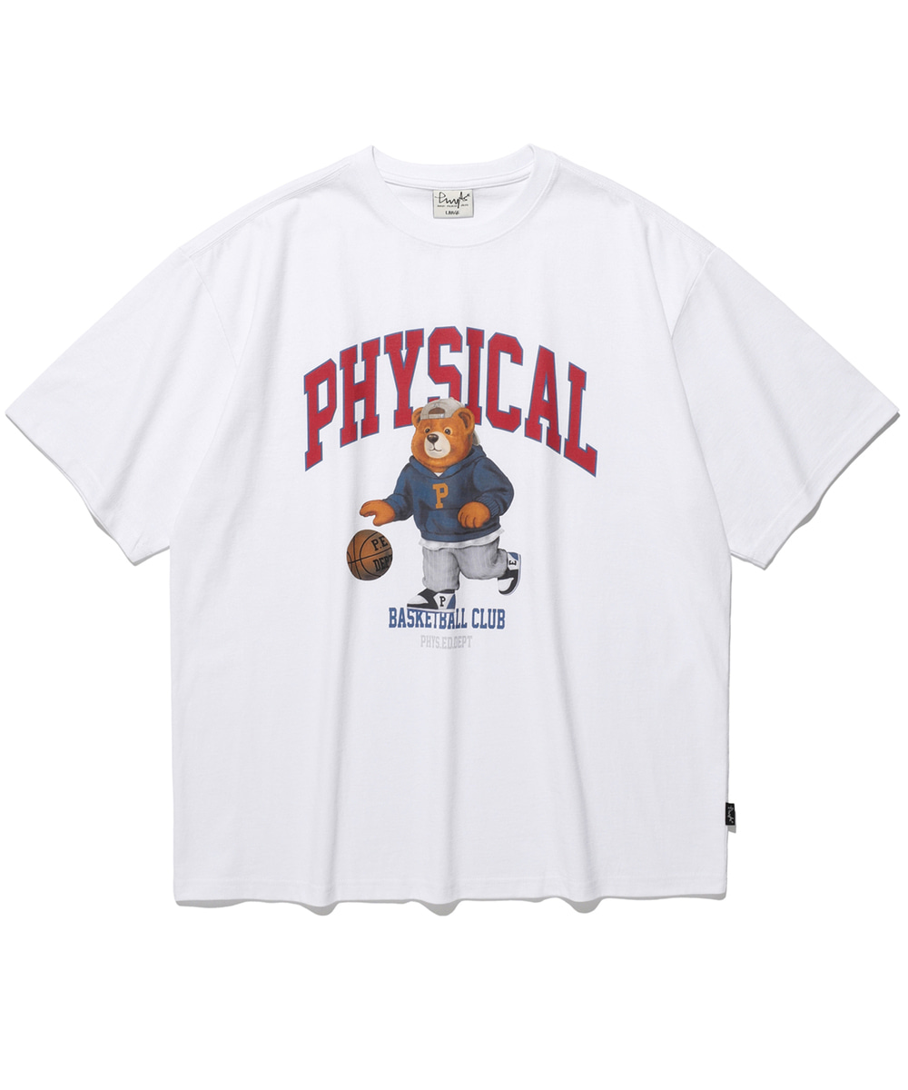 PHYPS® BEARS BASKETBALL DIET SS WHITE / RED