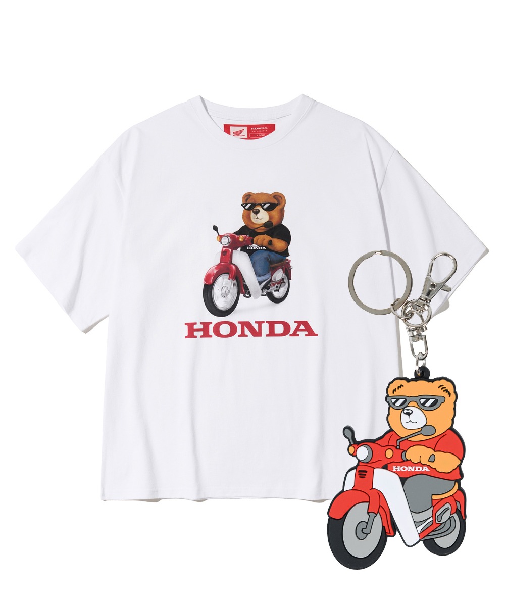 Honda Bear T-shirt White + Key ring