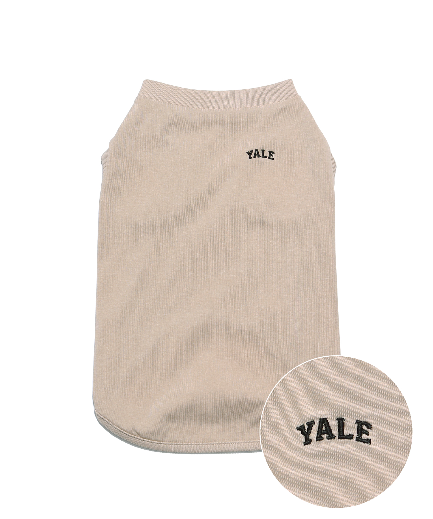 [COOL COTTON] SMALL ARCH DOGGY SLEEVELESS BEIGE