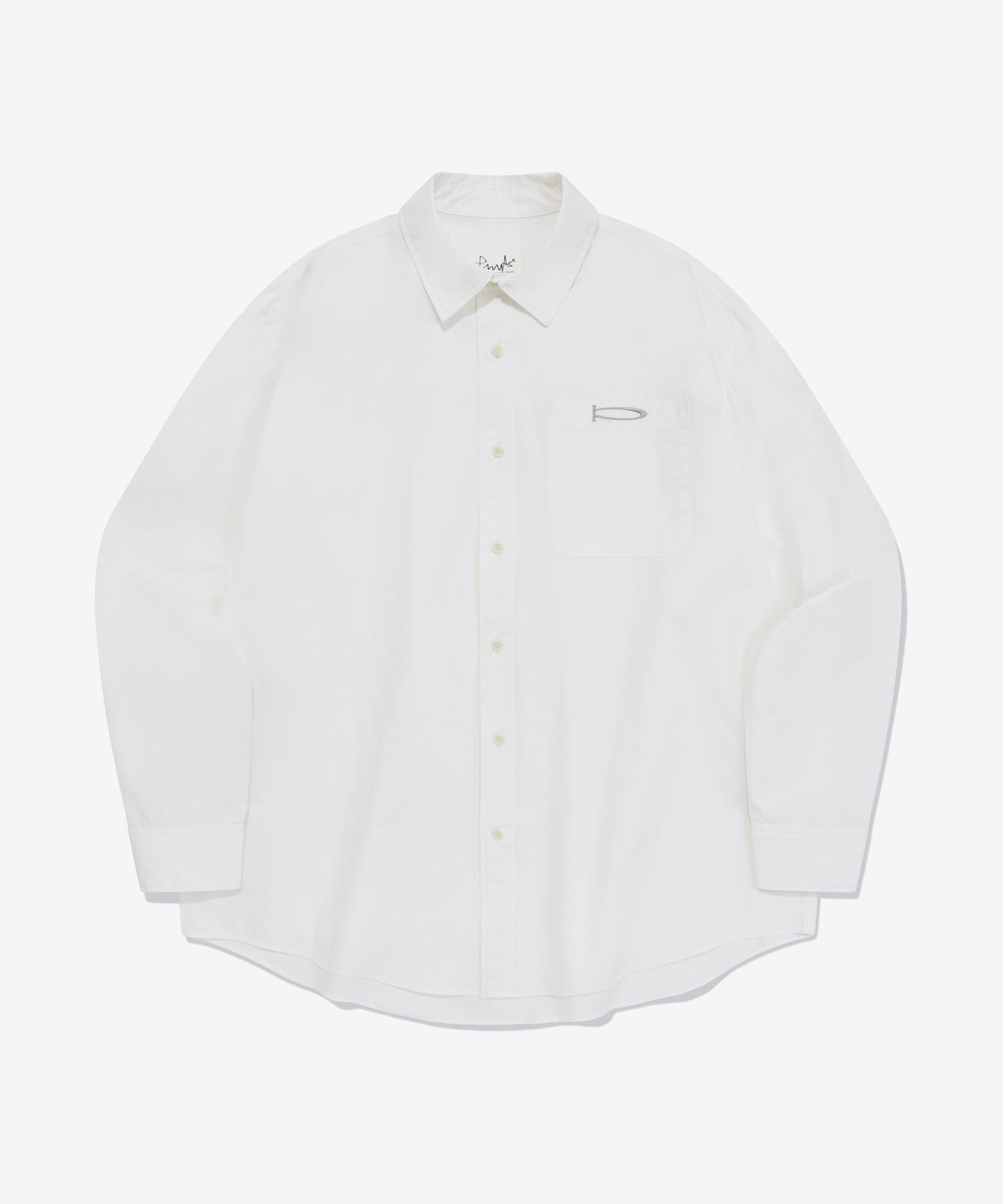 P-ACTIVE OVER-FIT SHIRT WHITE