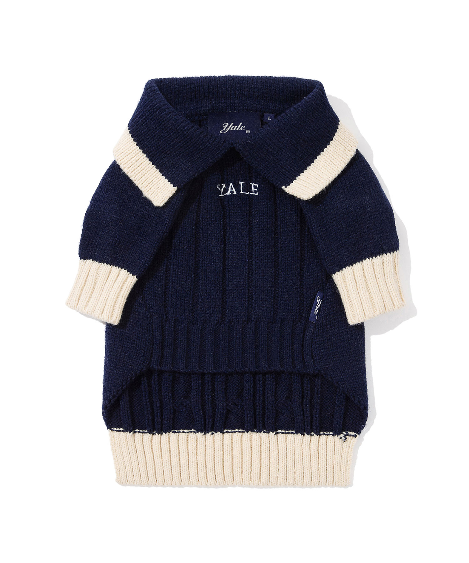 [ONEMILE WEAR] CABLE DOGGY KNIT NAVY