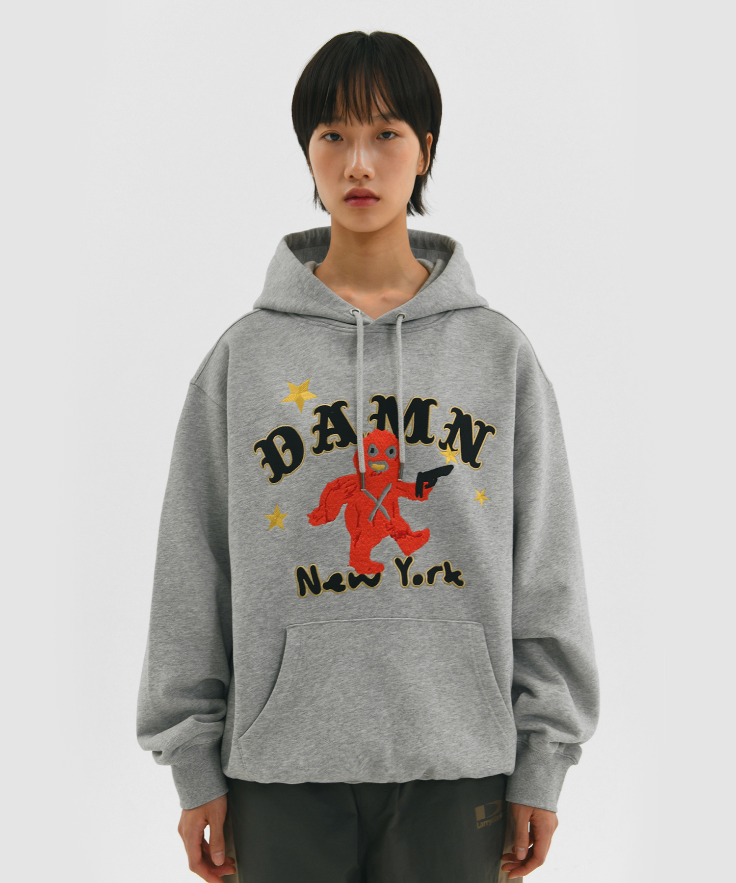 PUNK PICASSO HOODIE GRAY