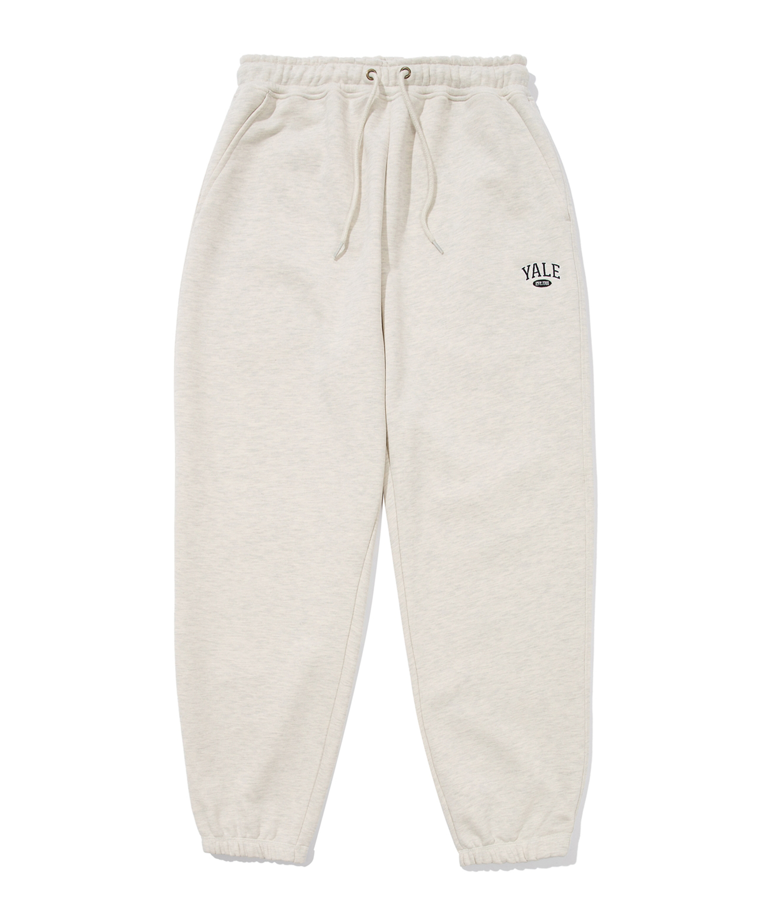WIDE FIT SMALL 2 TONE ARCH SWEAT PANTS OATMEAL