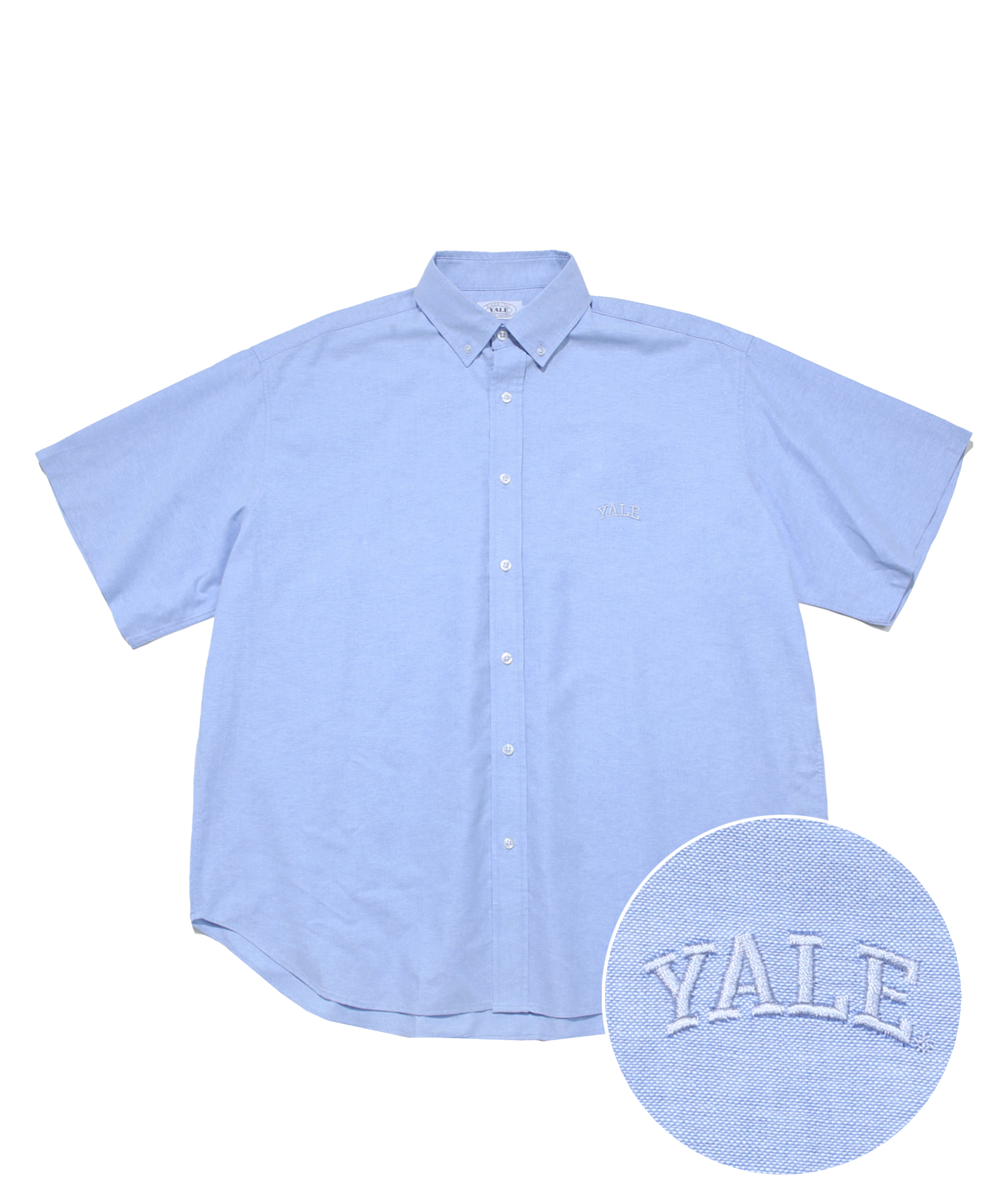[ONEMILE WEAR] BIG OXFORD SMALL ARCH SS SHIRT BLUE