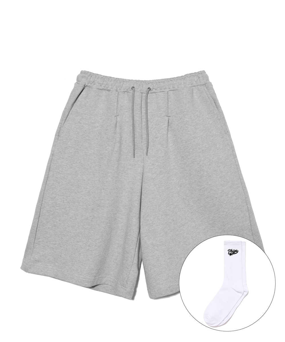 PHYPS® [PACKAGE] STAR TAIL BERMUDA FIT SHORT SET GRAY