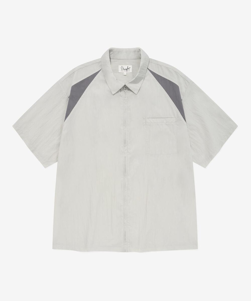 PHYPS® P-ACTIVE ZIP UP SS SHIRTS IVORY