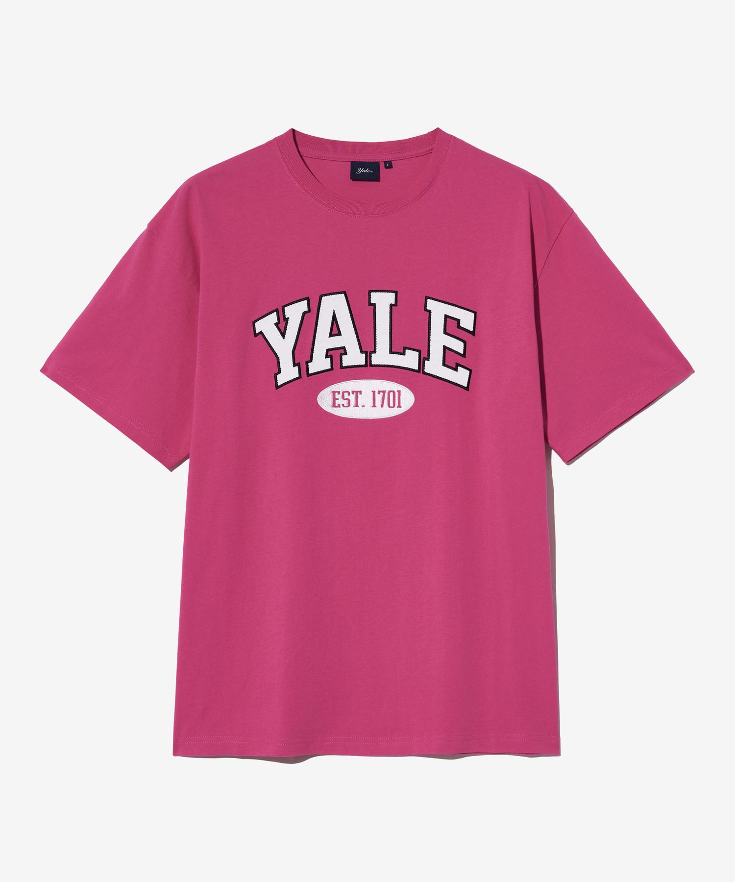 2 TONE ARCH T-SHIRT HOT PINK
