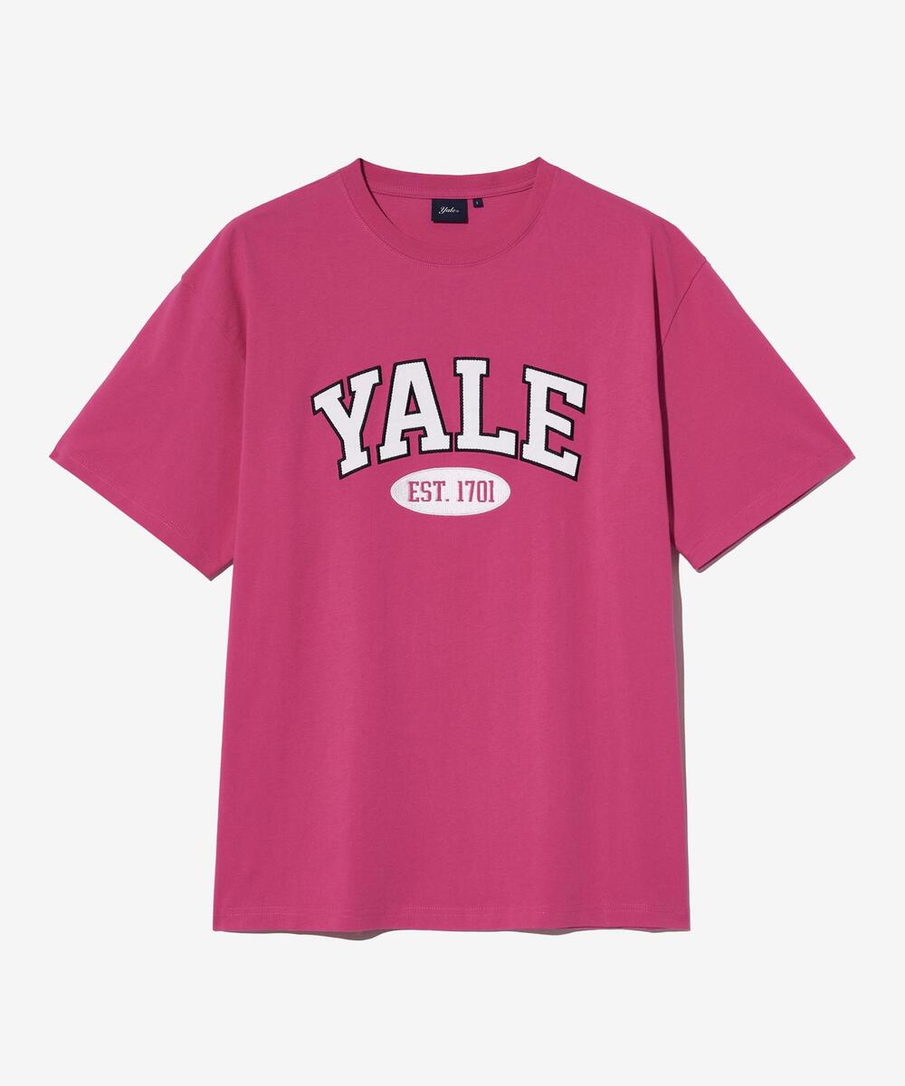 2 TONE ARCH T-SHIRT HOT PINK